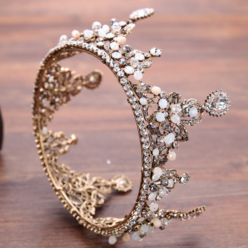 Vintage Rhinestone Bridal Crown Headband