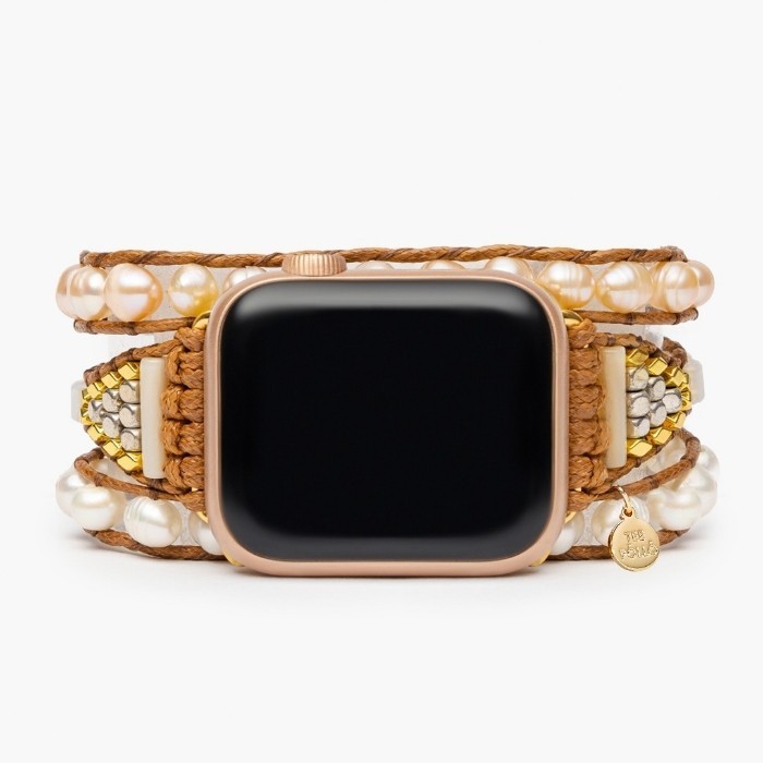 Handcrafted Pearl Watch Strap for Apple Watch