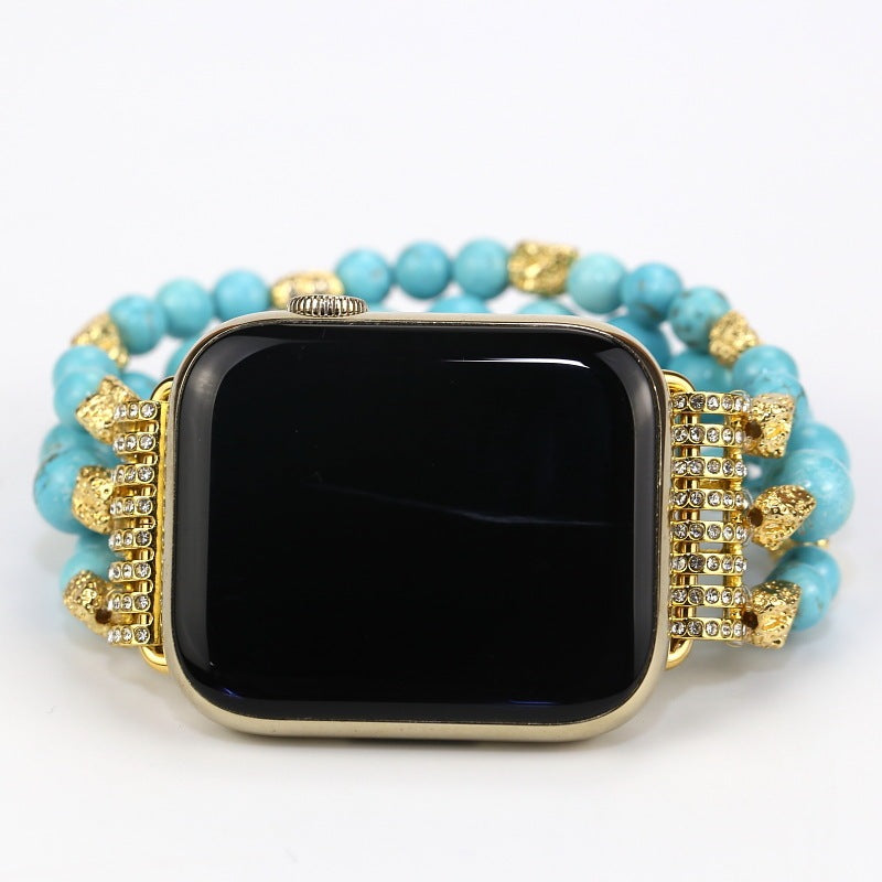 Multi-Layer Resin Elastic Buckle Smartwatch Strap