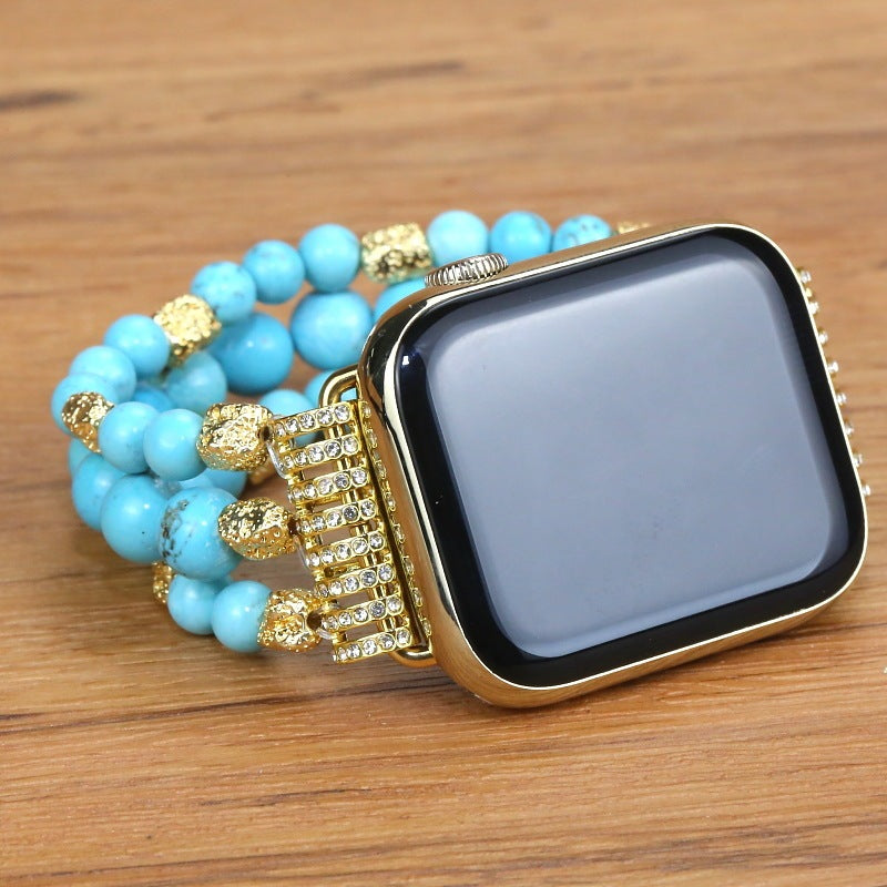 Multi-Layer Resin Elastic Buckle Smartwatch Strap