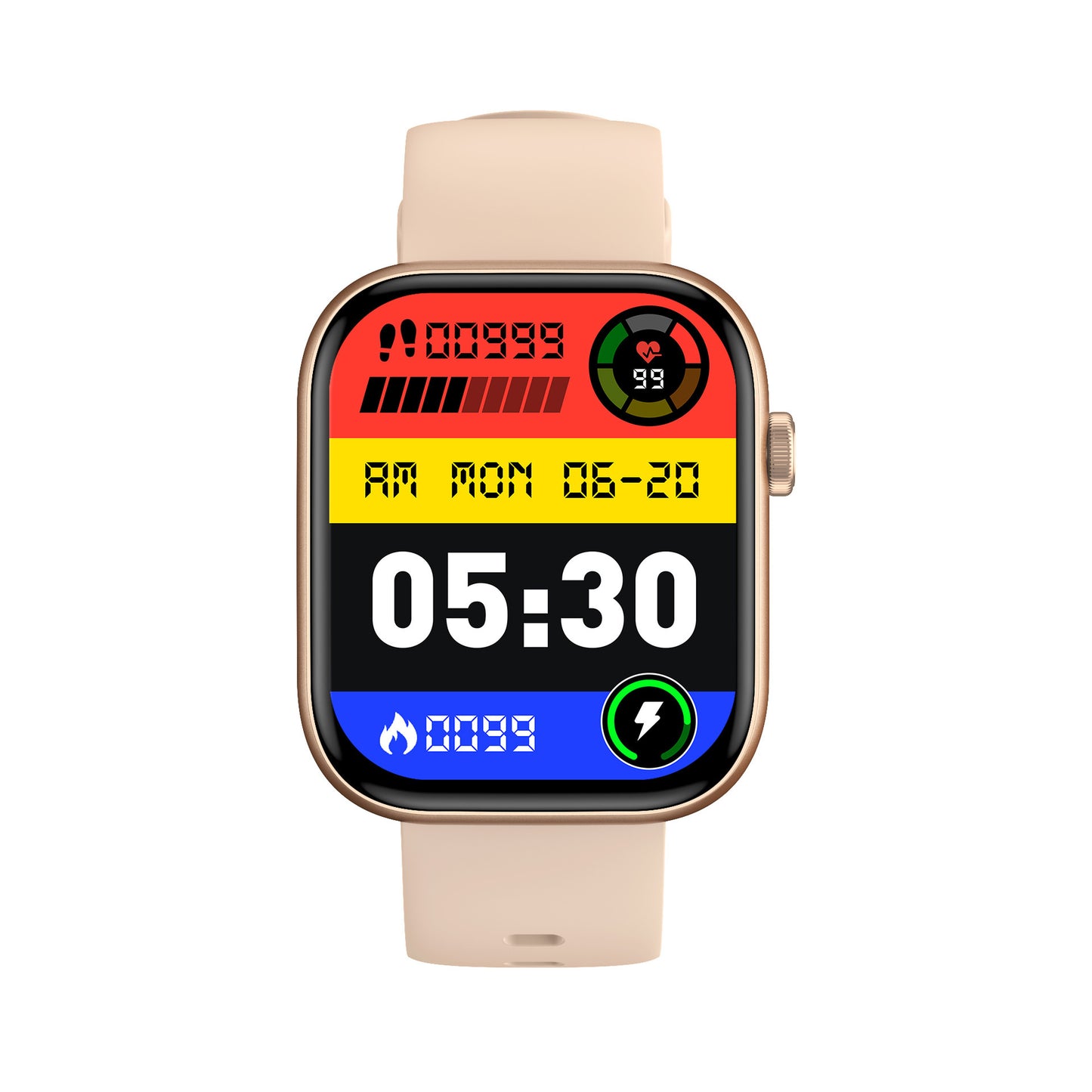 P89 Full Touch Smart Watch: Bluetooth Calling & Wireless Charging