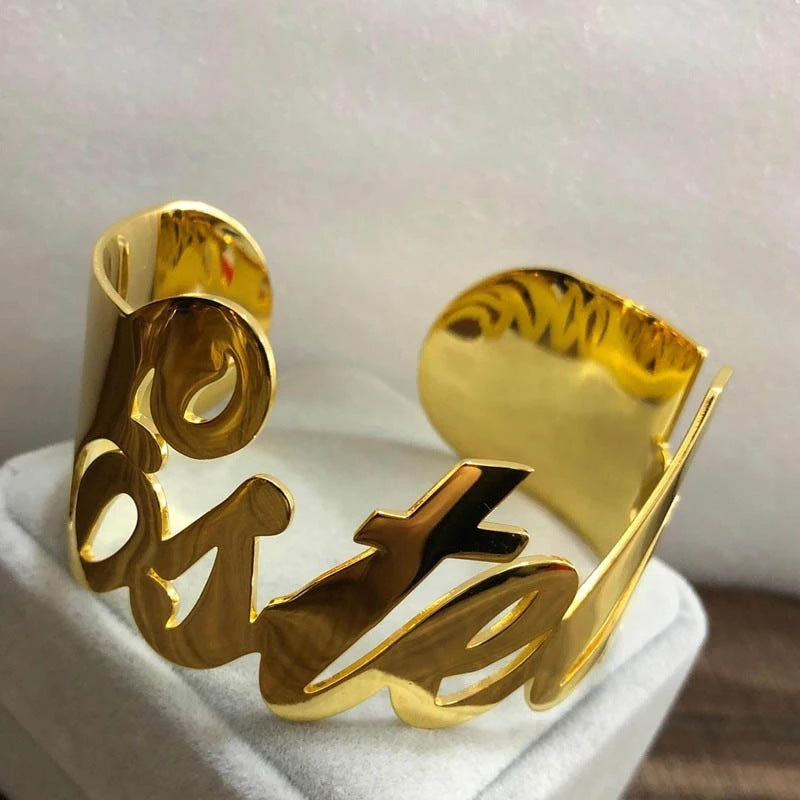 Custom Name Letter Bracelet