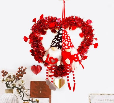 Charming Faceless Doll Valentine's Day Garland