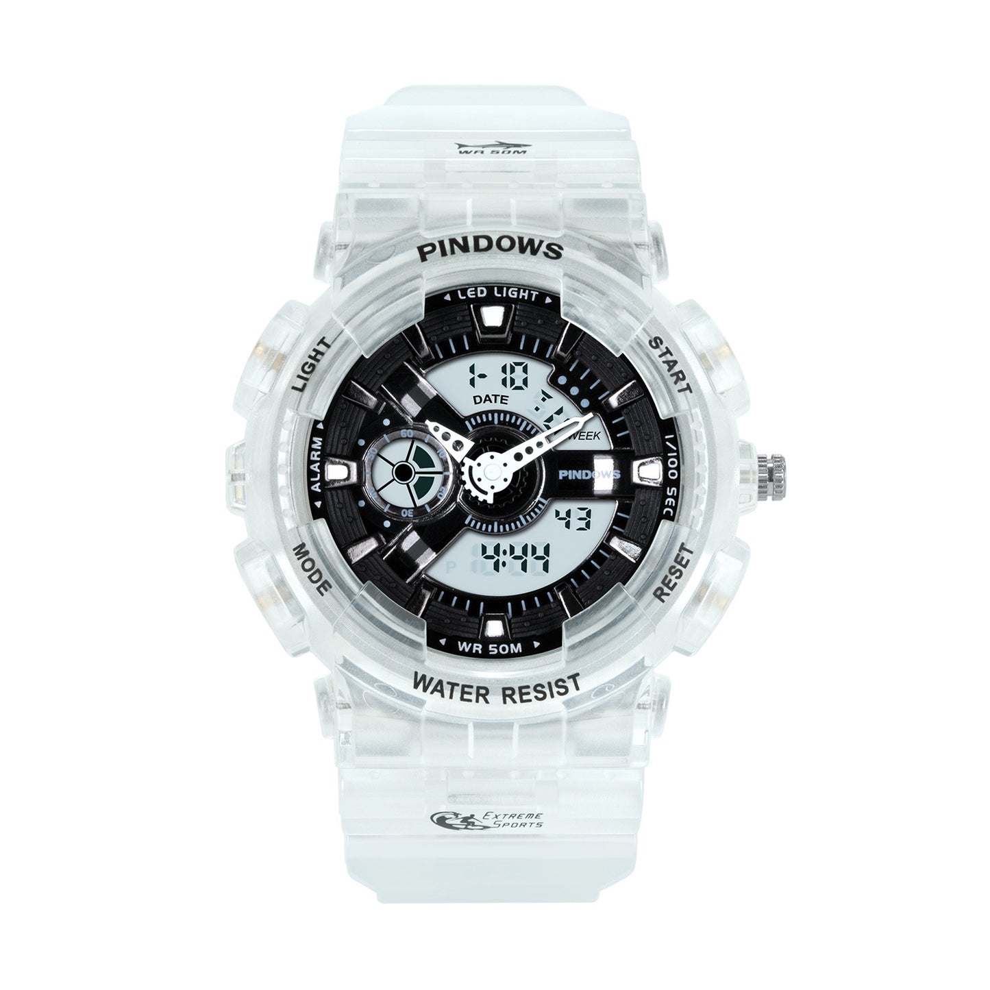 Boys' 50M Waterproof Outdoor Sports Electronic Watch