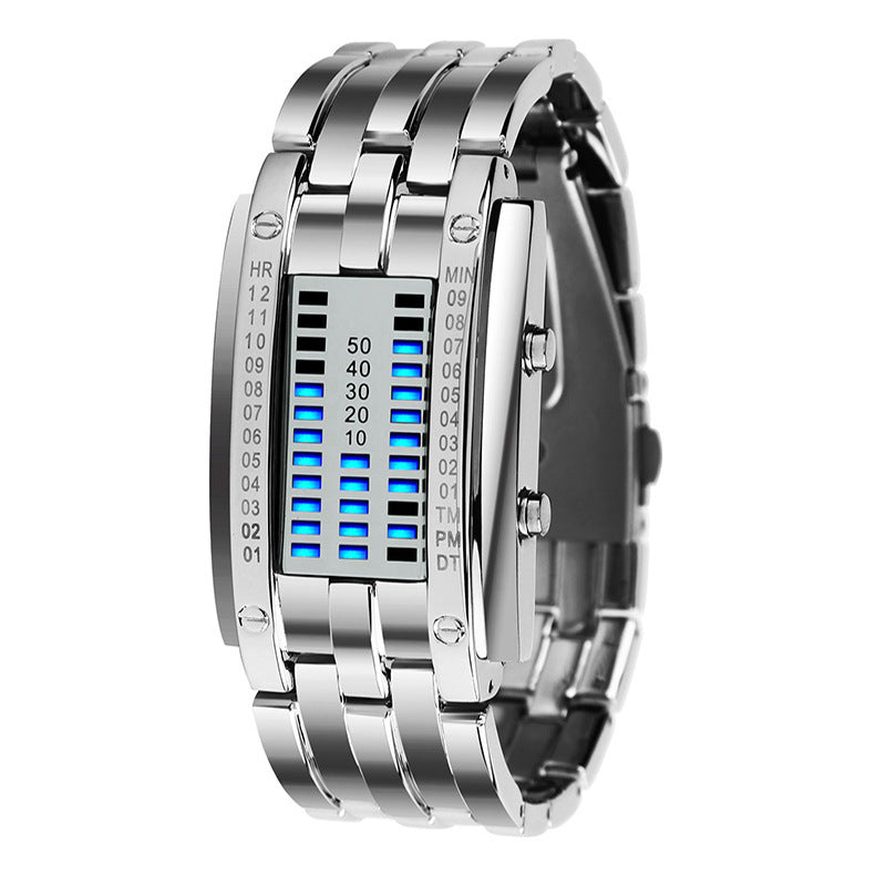 Binary LED Retro Electronic Watch