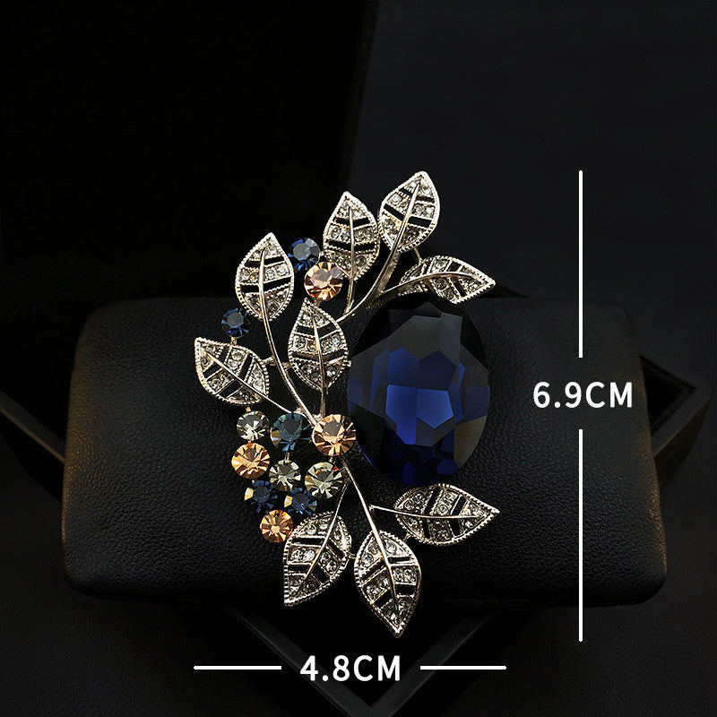 French Vintage Atmospheric Brooch
