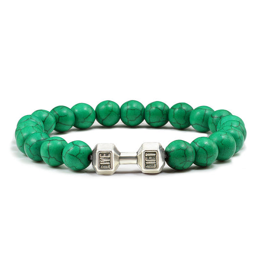 Turquoise Barbell Energy Bracelet