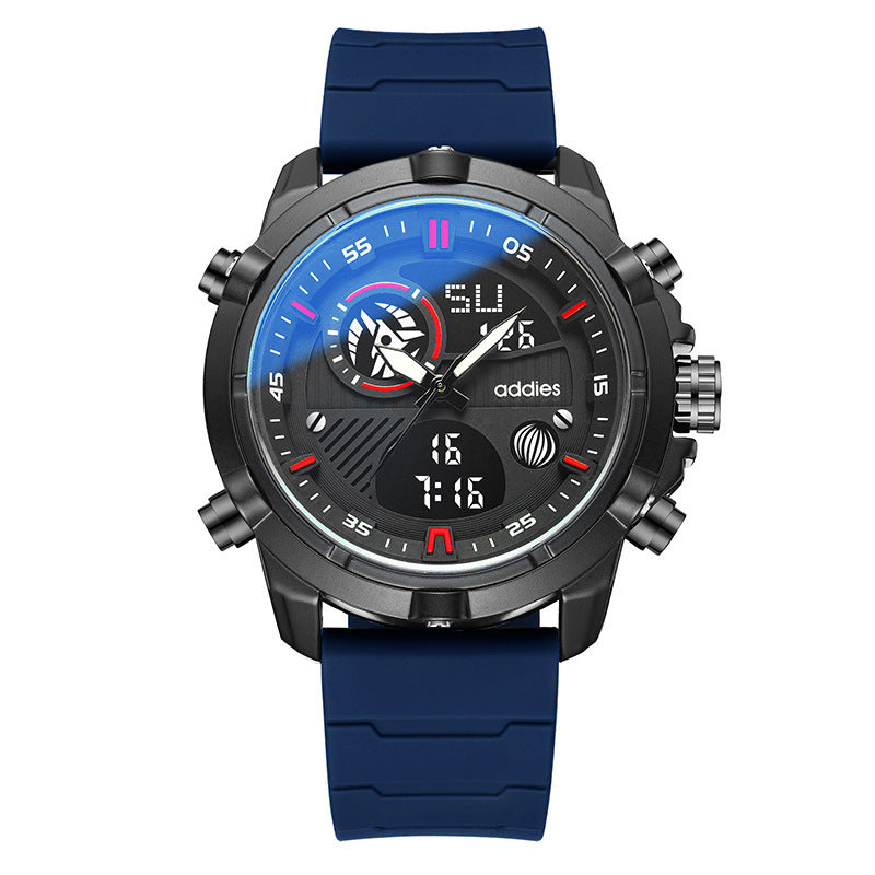 Dynamic Men's Sports Watch: Luminous & Waterproof