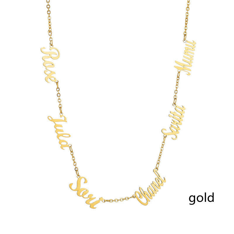 Personalized Multi-Name Necklace