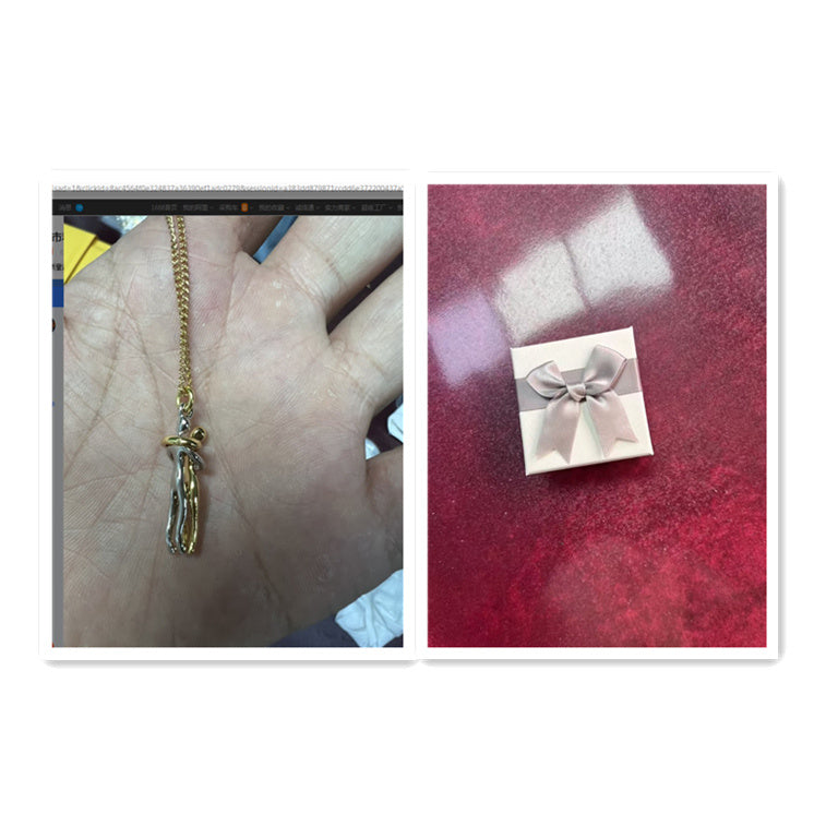 Love Hug Necklace - Unisex Couple Jewelry Simple Clavicle Chain