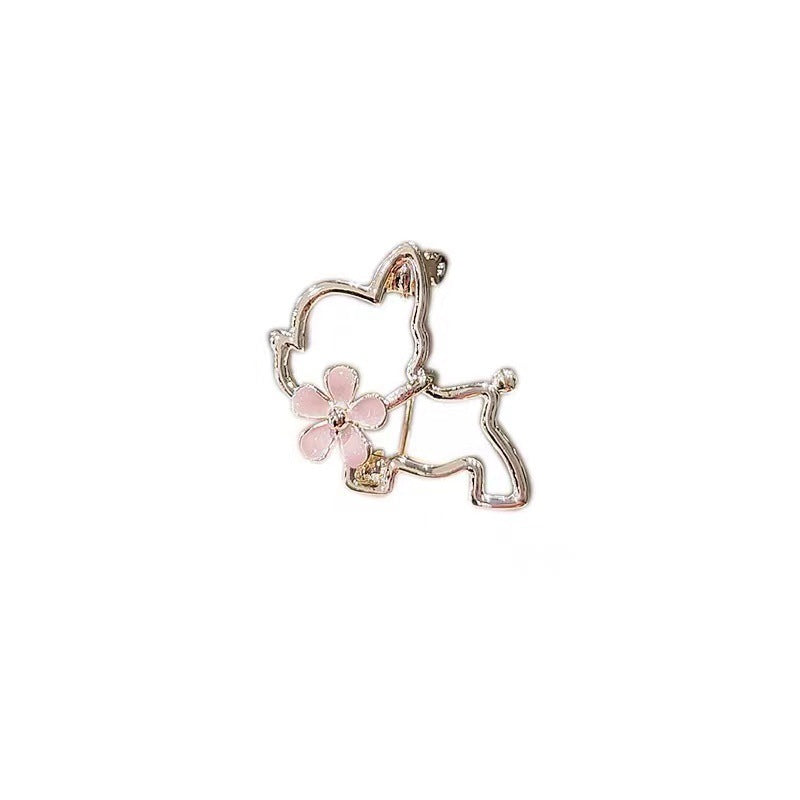 Adorable Hollow Puppy Brooch - Anti-Exposure Accessory