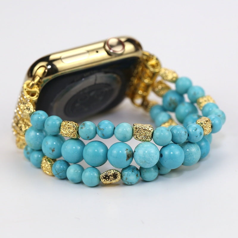 Multi-Layer Resin Elastic Buckle Smartwatch Strap