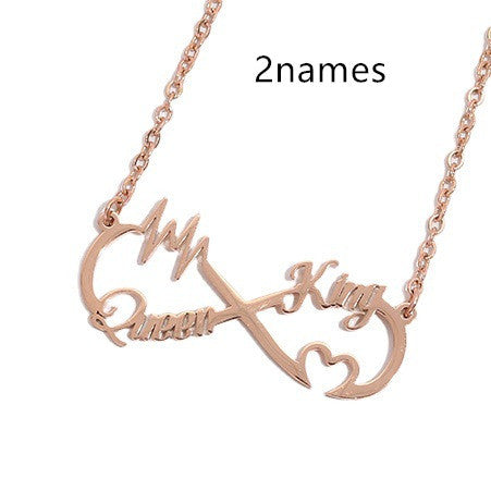 Custom Infinity Name Necklace