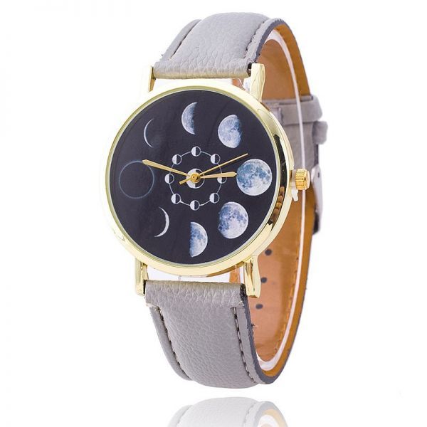 Lunar Titanium Quartz Wrist Watch