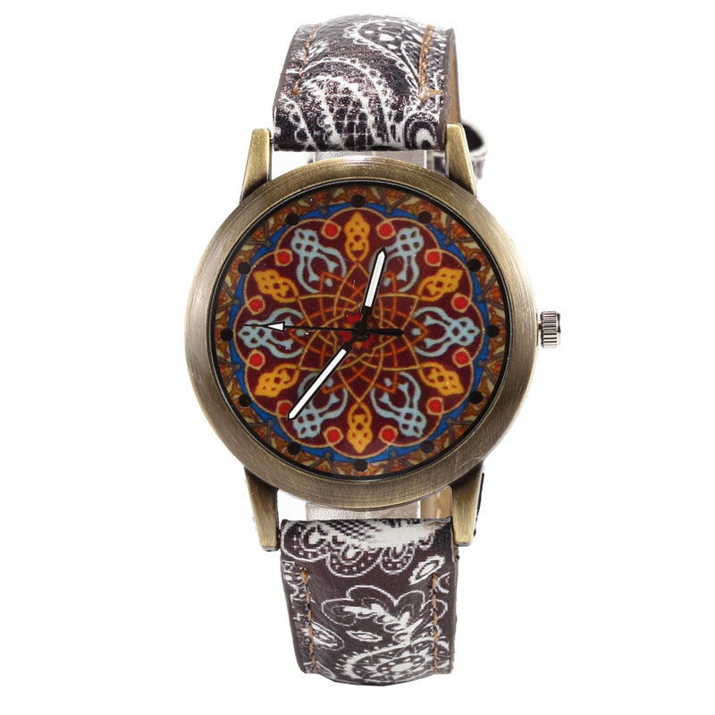 Captivating Kaleidoscope Quartz Watch