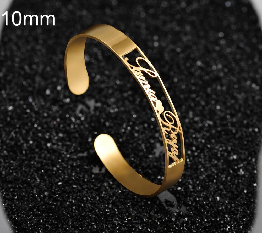 Personalized Name Stainless Steel Bangle