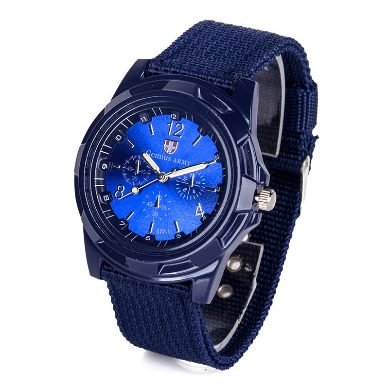 Military-Inspired Men's Sport Quartz Watch