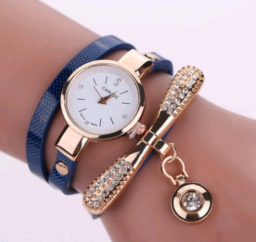 Fashionable Thin Belt Quartz Watch for Women
