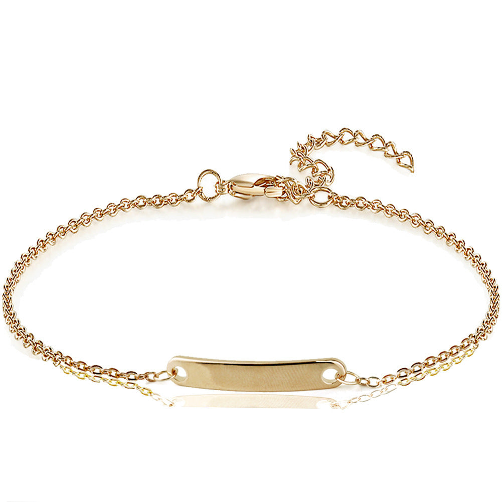 Custom Engraved Bar Bracelet