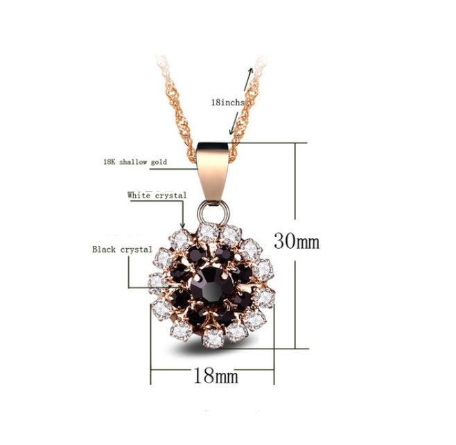 Enchanting Four-Piece Flower Jewelry Set