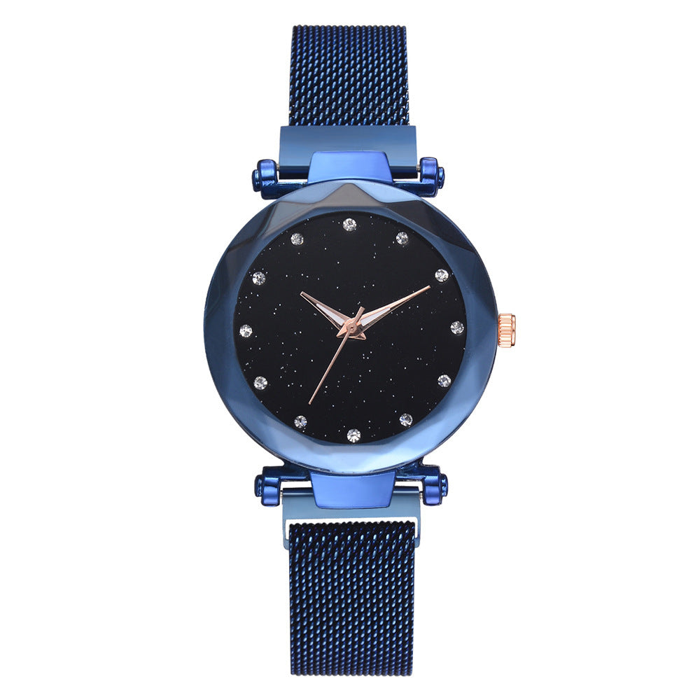 Celestial Charm Magnetic Bracelet Watch Set