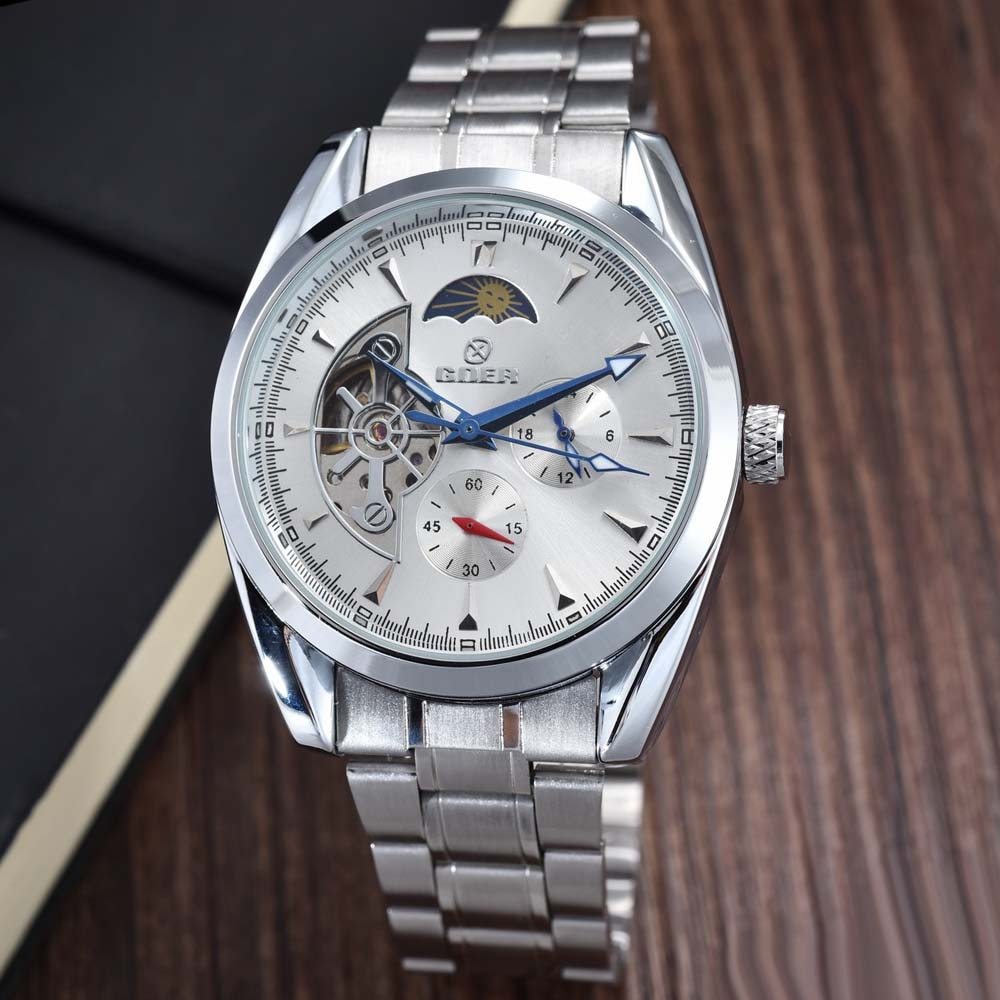 Men's Tourbillon Automatic Mechanical Wristwatch