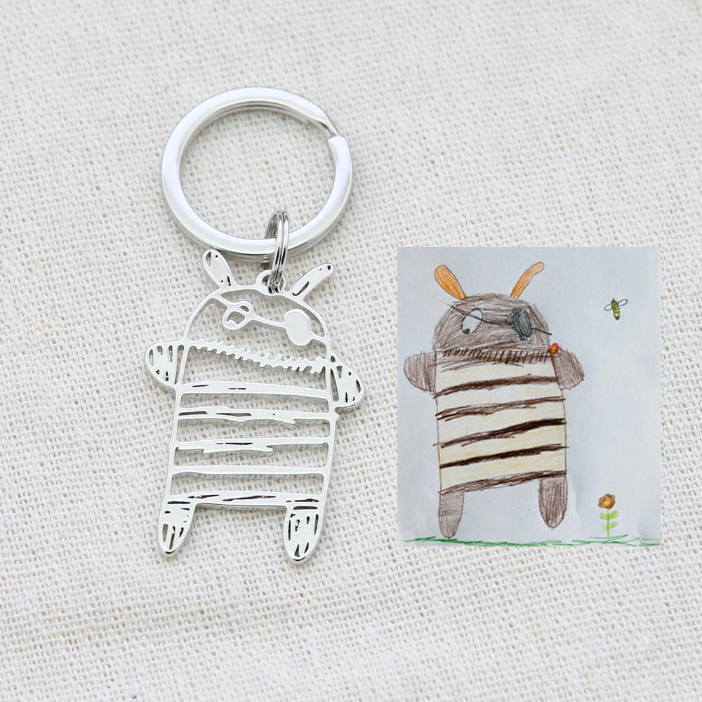 Custom Kids Artwork Necklace