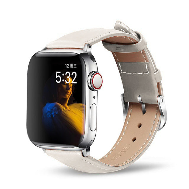 Premium Genuine Leather Apple Watch Strap