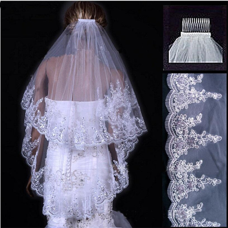 Elegant Lace Wedding Veil