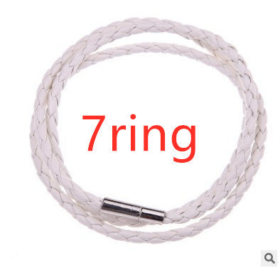 Personalized Braided Leather Name Bracelet for Men