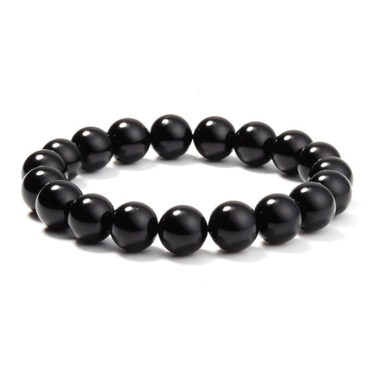 Black Onyx Beaded Bracelet