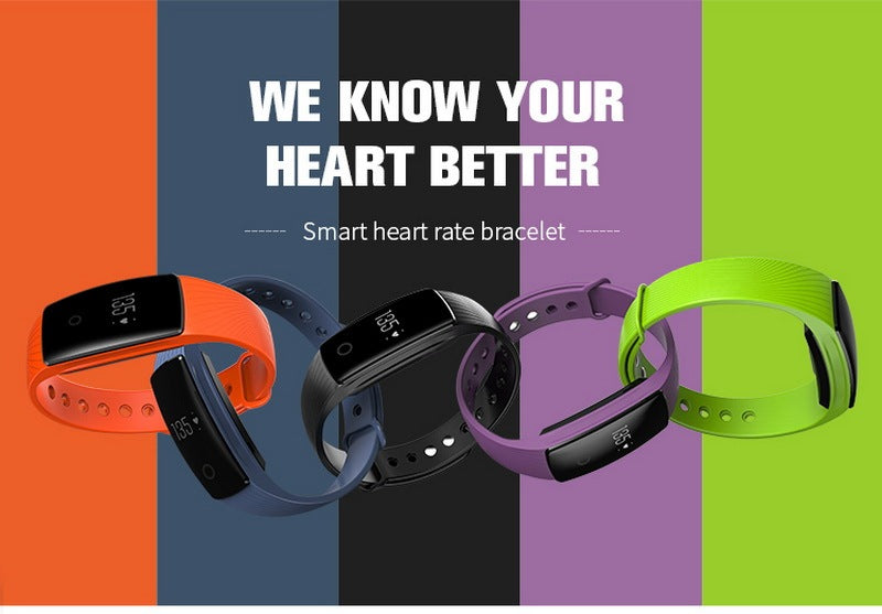 V05S Smart Fitness Tracker with Heart Rate Monitor