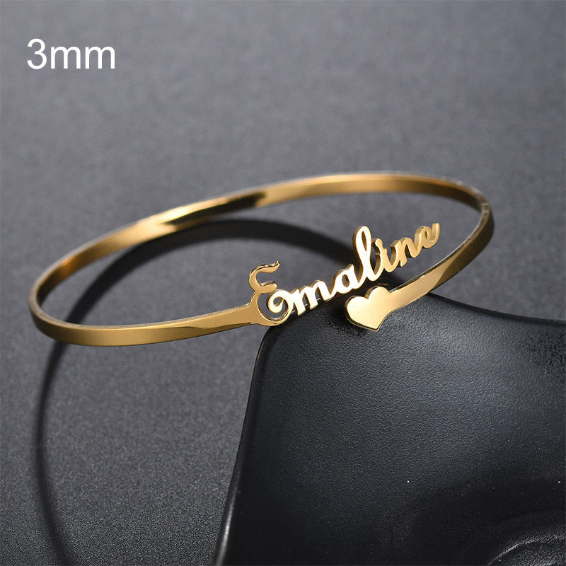Custom Engraved Bangle: A Personalized Statement Piece