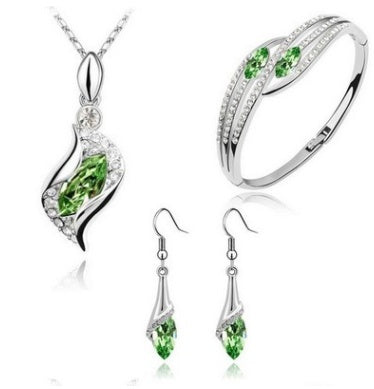 Angel Elf Crystal Three-Piece Jewelry Set