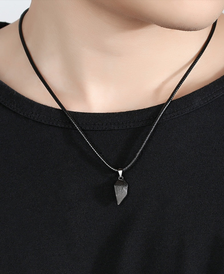 Creative Magnetic Wishing Stone Couple's Necklace