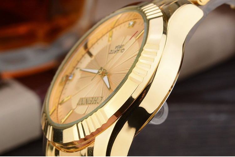 Luxury Gold Stainless Steel Dress Watch
