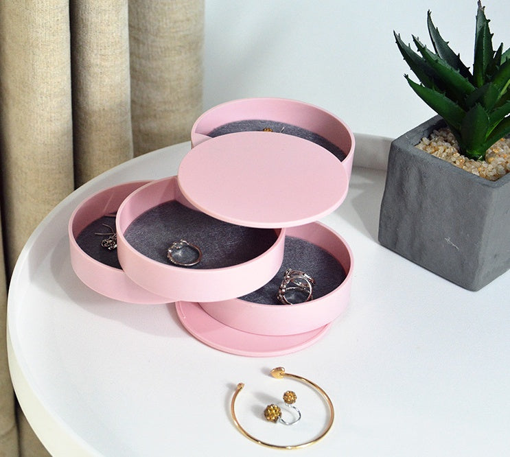 Rotational Jewelry and Cosmetic Storage Box