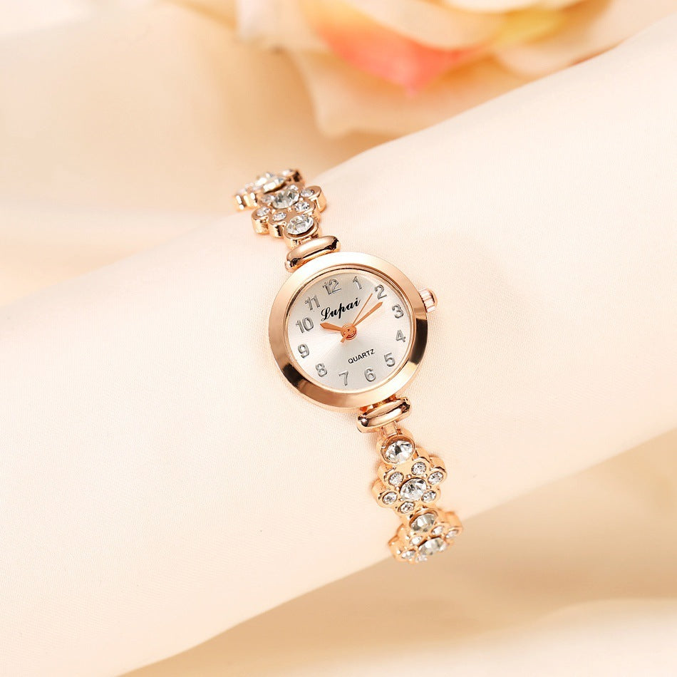 Women's Diamond Accented Bracelet Watch