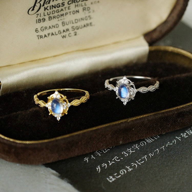 Exquisite Geometric Retro Ring