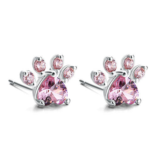 Paw Print Jewelry Set