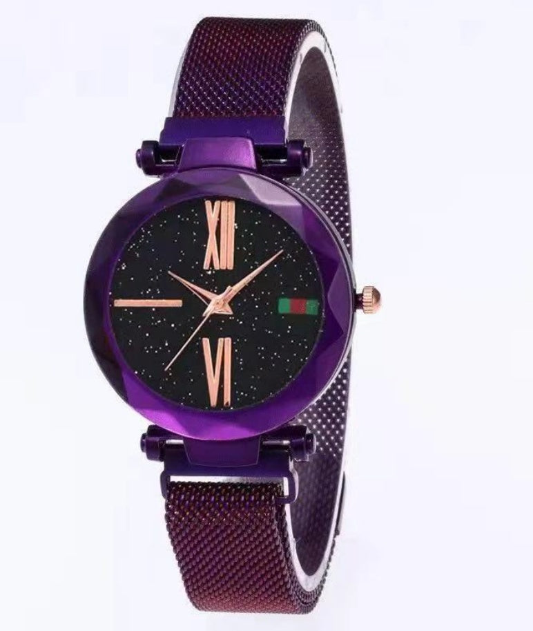 Mesmerizing Starry Sky Diamond Quartz Watch
