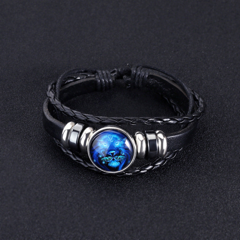 Zodiac Luminous Starry Sky Bracelet