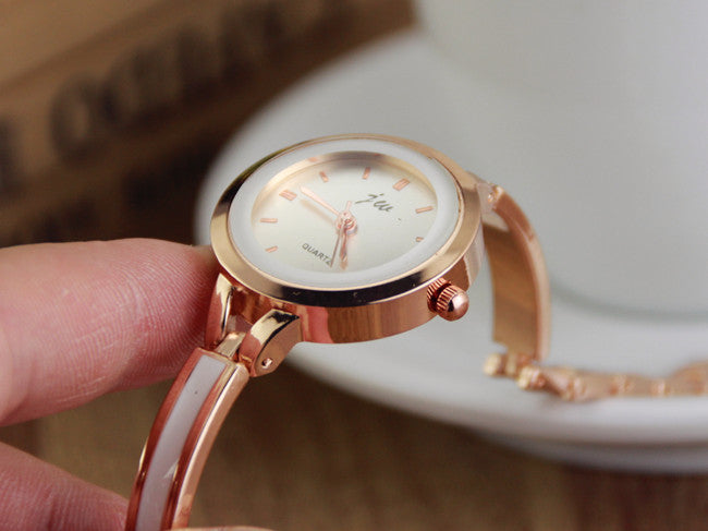 Vintage Rhinestone Bracelet Watch