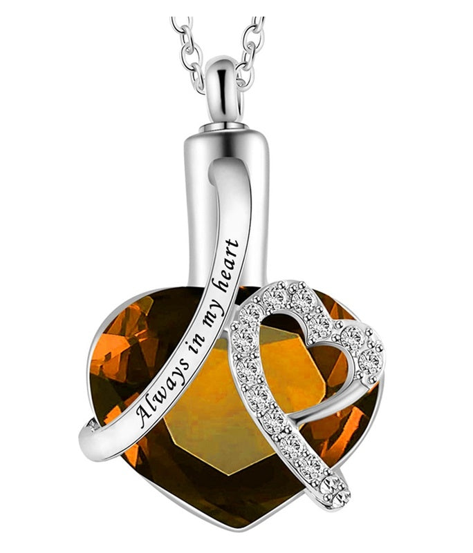 "Always in My Heart" Urn Pendant & Perfume Bottle