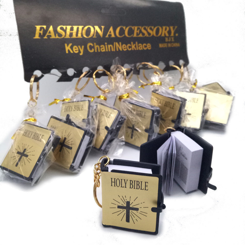 Mini English Holy Bible Keychain - 170 Miniature pages