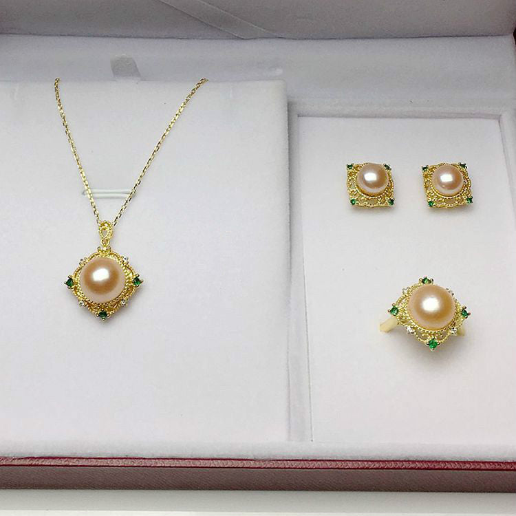 Freshwater Pearl 3-Piece Jewelry Set