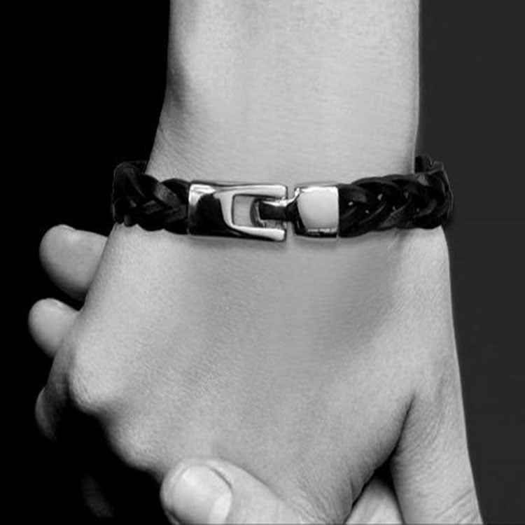 Hand Woven Vintage Leather Bracelet