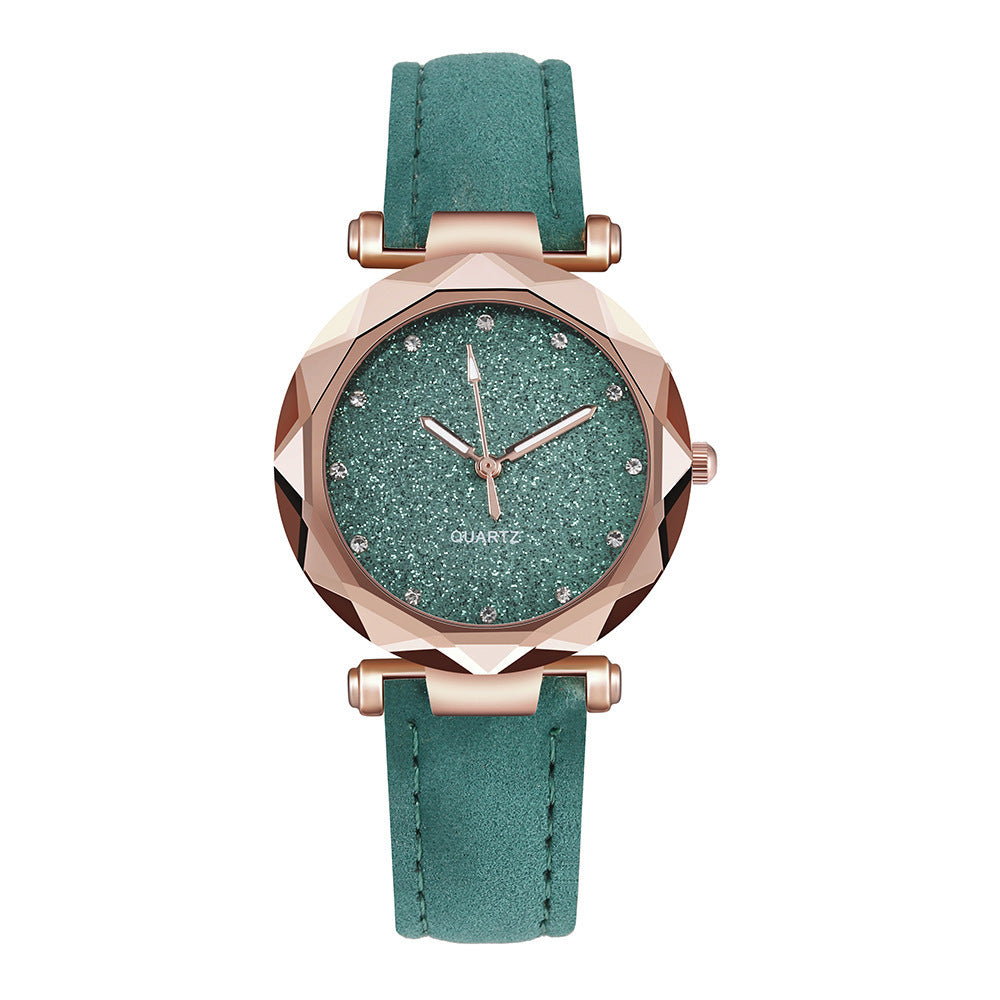 Elegant Starry Sky Dial Watch