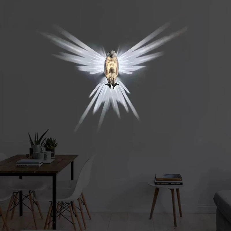 Modern Creative Eagle Projector Wall Lamp