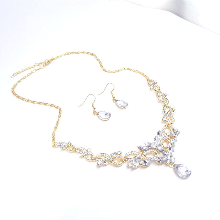 Wild Crystal Two-Piece Jewelry Set